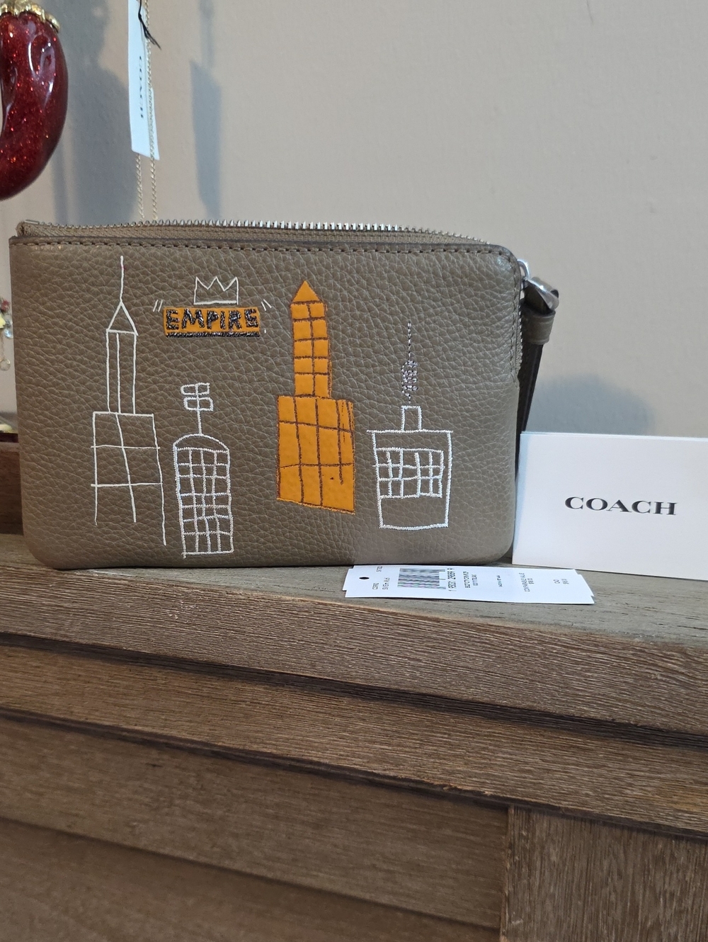 Coach Jean-Michel Basquiat Rare And Collectible Corner Zip Wristlet NWT